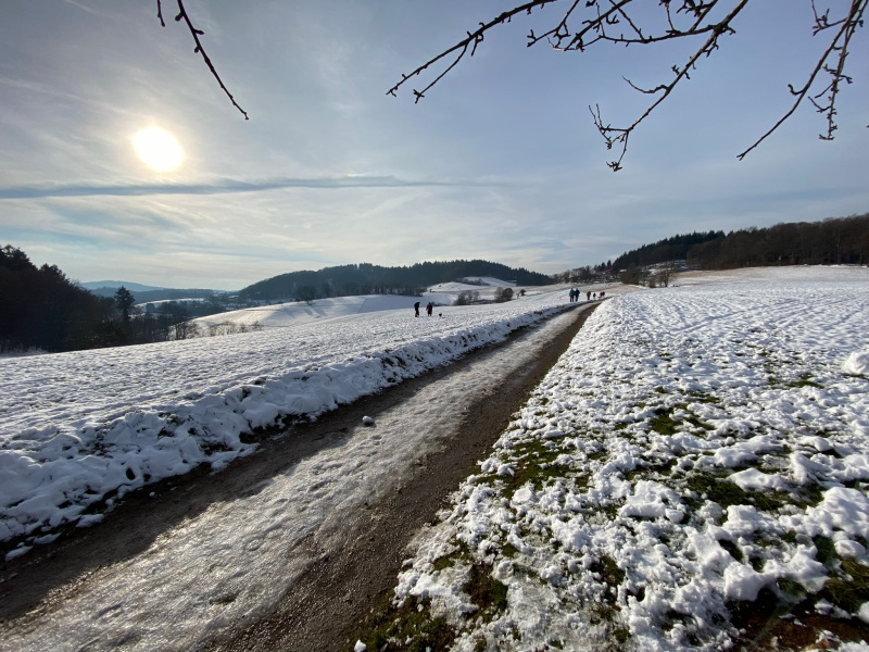 Schneelandschaft Ursenbacher Höhe